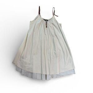 Love Stich Women’s bohemian swing dress cream/ivory Size Medium